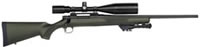 Mossberg ATR Night Train Rifle w/Scope 27203, 308 Winchester, 22 in, OD Green Synthetic Stock, Matte Blue Finish