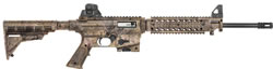Mossberg 715T Tactical Flat Top 22 Rifle 37241, 22 Long Rifle, 16.25", Mossy Oak Brush Fixed Stock, Blued Finish, 10 Rd