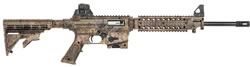 Mossberg 715T Tactical Flat Top 22 Rifle 37245, 22 Long Rifle, 16.25", Mossy Oak Brush Adjustable Stock, Blued Finish, 10 Rd