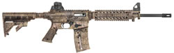 Mossberg Flat Top 22 Rifle 37249, 22 Long Rifle, 16", Mossy Oak Adjustable Stock, Blued Finish