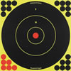 Birchwood Shoot-N-C Self-Adhesive Targets 12 in and 17.25 in Bulls-Eye Packs 12-Pack (34022)