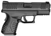 Springfield XDM Compact Pistol XDM9389CBNJ, 9mm, 3.8 in, Mega Lock Texture Grip, Black Finish, 13 Rd