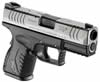 Springfield XDM Compact Pistol XDM9384CSNJ, 40 Smith & Wesson, 3.8", Textured Grips, 2 Tone Finish, 3 Dot Sights, 11 Rd