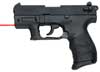 Walther P22 Pistol QAP22610, 22 Long Rifle, 3.42 in, Black Polymer Grip, Black Finish, 10 Rd