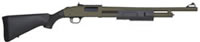 Mossberg Flex 500 Tactical Shotgun 51673, 12 Gauge, 20 in, 3 in Chmbr, Black Synthetic Stock, OD Green Finish