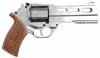 Chiappa Rhino 50DS Revolver 340076, 357 Magnum, 5", Wood Grips, Nickel Finish, Adjustable Sights, 6 Rd