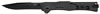 SOG Slim Jim XL Black Clip Point Folding Knife w/Straight Edge (SJ52)