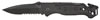 SOG Escape Black Clip Point Folding Knife w/Partially Serrated Edge (FF25)