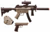 Crosman Task Force ST6 6mm Airsoft Semi-Auto Air Rifle/Pistol Combo Kit (MCKT03)