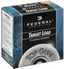 Federal Top Gun Target Shotgun Shells TG1228, 12 Gauge, 2.75 in, 1 oz, 1250 fps, #7.5 Lead Shot, 10 Boxes/Case