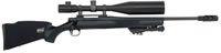 Mossberg 100 ATR Night Train Rifle w/Scope 27202, 308 Winchester, 22 in, Black Stock, Matte Blue Finish
