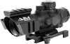 Aim Sports Tri-Illuminated Rifle Scope JTDTR432G, 4x, 32mm, Black, Illuminated Crosshair Reticle