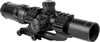Aim Sports Rifle Scope JTMR1, 1.5-4x, 30mm, Matte Black, Illuminated Mil-Dot Reticle