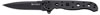 Columbia River M16 Spear Point Black Folding Knife w/Plain Edge (M16-01KS)