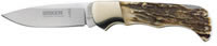 Boker Stag Folding Hunter Drop Point Folding Knife (110135HH)