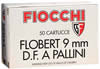 Fiocchi Flobert Shotshell Pistol Ammunition 9FLS6, 9mm, #6 Shot, 600 fps, 50 Rd/bx