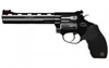 Rossi Standard w/Ribber Grip Revolver R98106, 22 Long Rifle, 6 in, Ribber Grip Overlay Grip, Stainless Finish, 8 Rd
