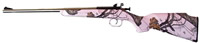 Crickett Single Shot Rifle 164, 22 Long Rifle, 16.12 in, Mossy Oak Pink Camo Stock, Black Matte Finish