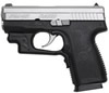 Kahr PM45 Pistol w/Laser PM4543L, 45 ACP, 3.25 in, Textured Polymer Grip, Stainless Finish, 5 Rd