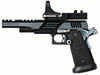 Bersa Vista Long Slide Pistol SPVL38SBC, 38 Super, 5.5 in, Nylon Grip, Stainless Finish, 21 Rd