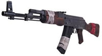 American Tactical AK-47 Rifle G2224AK47R, 22 Long Rifle, 16.5 in, Wood Stock, Matte Finish