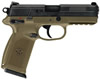 FN Herstal FNX-45 Pistol 66965, 45 ACP, 4 in, Polymer Grip, Stainless Finish, 10 Rd