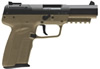 FN Herstal Five-seveN Pistol 3868929352, 5.7mmX28mm, 4.75 in, Polymer Grip, Stainless Finish, 10 Rd