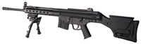 PTR 91 MSG-91 Semi-Auto Rifle 915200, 308 Winchester, 18 in, Adjustable Magpul Stock, Black Finish, 20 Rds