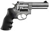 Ruger KGP-141 Double Action Revolver 1705, 357 Magnum, 4 in Hvy BBL, Rubber Grip, Satin Stainless Finish, 6 Rd, Adj Sights