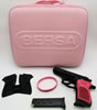 Bersa Thunder 380 Breast Cancer Awareness Pistol Kit T380MPKIT, 380 ACP, 3.5 in, Pink Grip, Matte Black Finish, 7 Rd