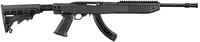 Ruger 10/22 Tapco Rifle w/Flash Suppressor 1283, 22 Long Rifle, 16.25 in, Tapco Stock, Black Finish, 25 Rd