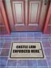 Ready To Defend "Castle Law Enforced Here" Un Welcome Door Mat (STS-3DM)