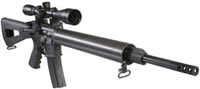 DPMS Panther 6.8 SPC II Rifle RFA3-68L, 6.8 Remington SPC II, 18 in, A2 Black Zytel Stock, Black Finish