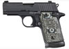 Sig P938 Extreme Pistol 938-9-XTM-BLKGRY-AMBI, 9mm, 3 in, Hogue G-10 Grips, Black Nitron Finish, 6 Rd