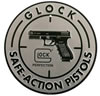Glock Safe Action Aluminum Sign Silver/Black (AD00060)
