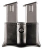 Safariland Double Magazine Pouch w/Plain Finish, Model 79186, For Ber 9/40; Brn 9; HK P7M13; Ruger 4.2-4.5 in, Sig 226/228; S&W 59-5946; Taurus PT92, 99(C), 101 Safariland Double Magazine Pouch w/Plain Finish, Model 79186, For Ber 9/40; Brn 9; HK P7M13; Ruger 4.2-4.5 in, Sig 226/228; S&W 59-5946; Taurus PT92, 99(C), 101