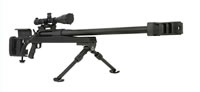 Armalite Engraved 416 Barrett AR-50 Rifle 50A1B416, 416 Barrett, 30 in, Black Finish