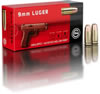 Geco Pistol Ammunition 2317707, 9mm, Hollow Point (HP), 115 GR, 1110 fps, 50 Rd/bx