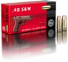 Geco Pistol Ammunition 2317712, 40 S&W, Full Metal Jacket (FMJ), 180 GR, 930 fps, 50 Rd/bx
