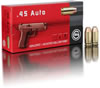 Geco Pistol Ammunition 2317715, 45 ACP, Hollow Point (HP), 230 GR, 780 fps, 50 Rd/bx