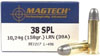 Magtech Sport Handgun Hunting Handgun Ammunition 38A, 38 Special, Lead Round Nose (RN), 158 GR, 755 fps, 50 Rd/bx