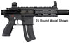 Walther H&K 416 Pistol 578030310, 22 LR, 9 in, Black Grip, Black Finish, 10 Rd