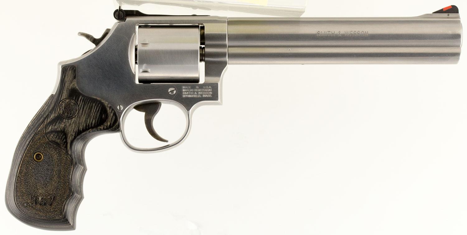 smith wesson 686 plus revolver 150855 357 magnum 7 wood grips