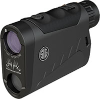 Sig Sauer Buckmasters 1500 Range Finder SOK15601, 6x, 22mm Obj, Black Finish, Circle Reticle, Red Laser