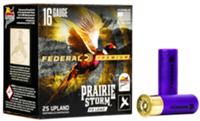 Federal Premium Prairie Storm Shotshells PFX164FS6, 16 Gauge, 2-3/4", 1 1/8 oz, #6 Lead Shot, 25 Rds/bx