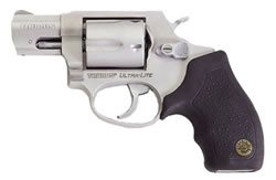 Taurus Model 85 Small Frame Revolver 2850029UL, 38 Special, 2", Soft Rubber Grip, Matte Stainless Finish, 5 Rd