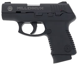 Taurus Model PT-140 Millenium Pro Pistol 1140031P, 40 S&W, 3.25", Polymer Grip, Blue Steel Slide Finish, 10 Rd