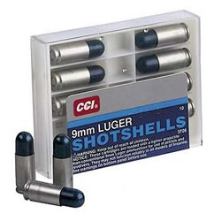 CCI Shotshell Centerfire Ammunition 3706, 9 mm, #12 Shot, 64 GR, 1450 fps, 10 Rd/bx