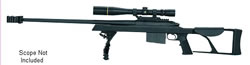 Armalite Model AR 30 Sniper Rifle 30M338 338 Lapua Mag 26 Bolt Action Black Three Section Stock Black Steel Finish 5 Rds Bipod Scope not Included