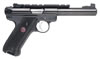 Ruger Mark III MKIII512 Rimfire Pistol 10101, 22 Long Rifle, 5 1/2 in, Black Syn Grip, Blue Steel Finish, 10 Rd, Adjustable Sights